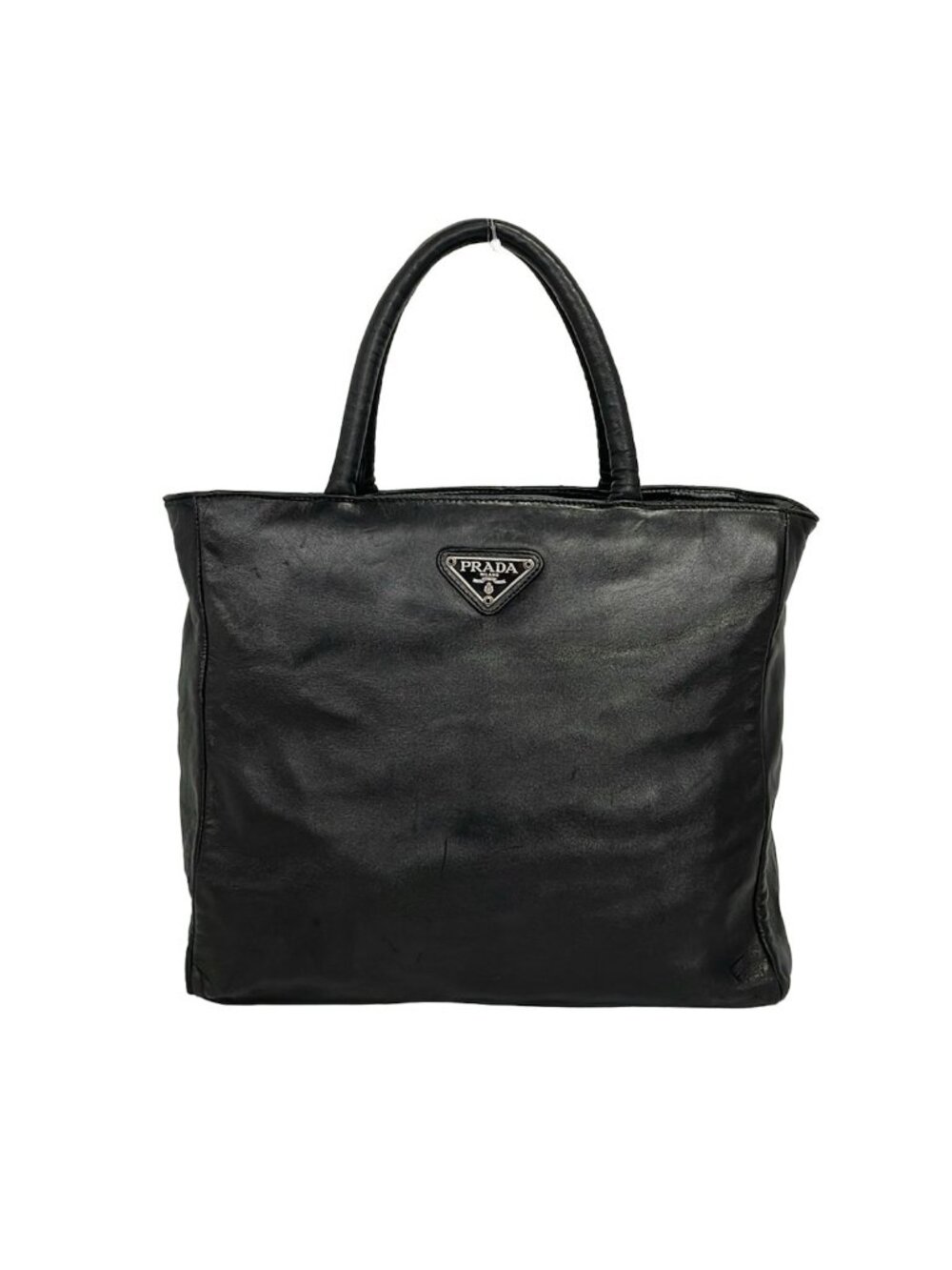 Prada Handbag Black Leather
